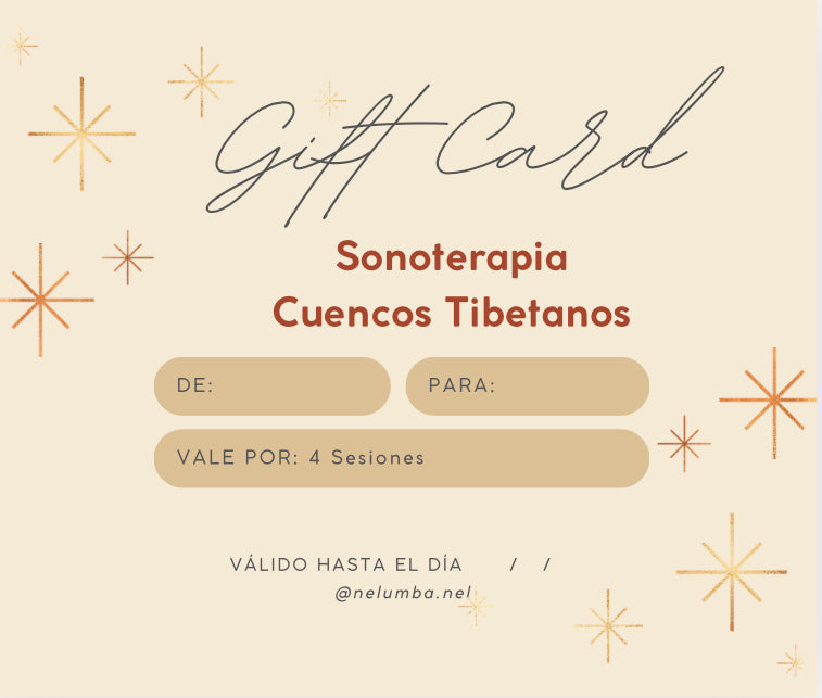 Giftcard Sonoterapia